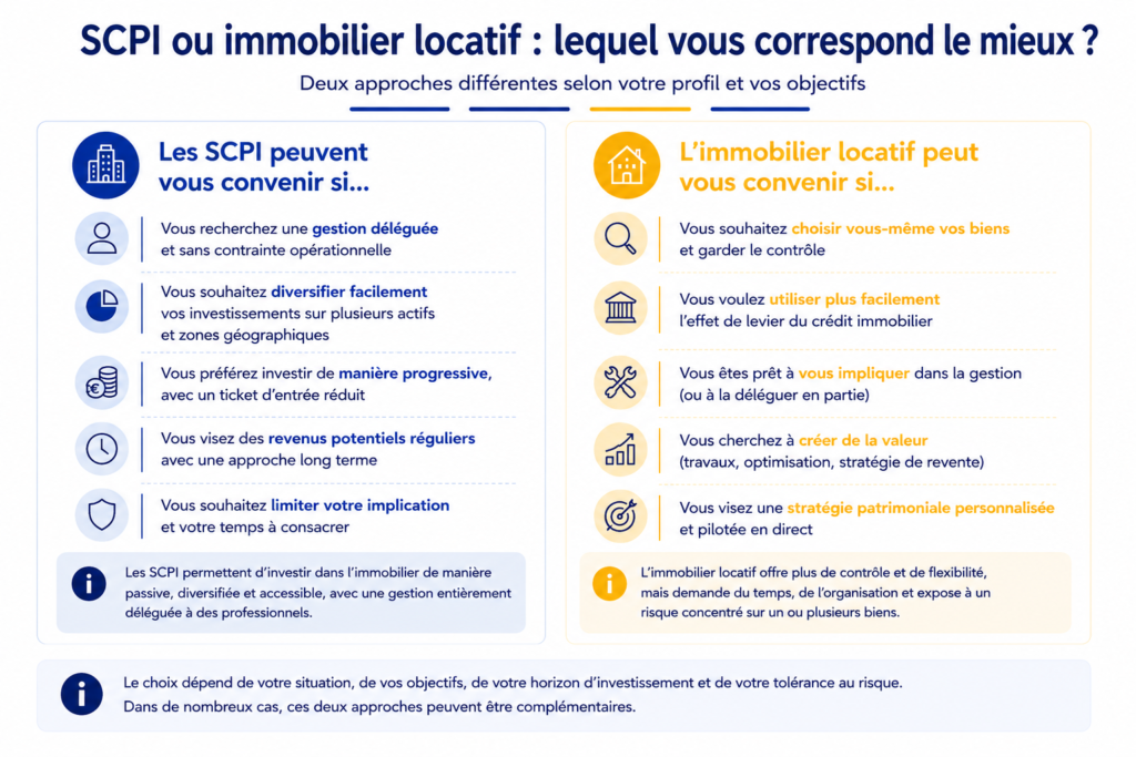image illustration scpi vs immobilier locatif choix